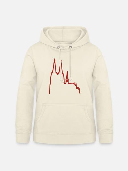 Kölner Dom - Frauen Hoodie - Vanille-Milchshake