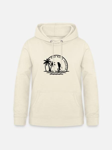 Windsurflogo rund - Frauen Hoodie - Vanille-Milchshake