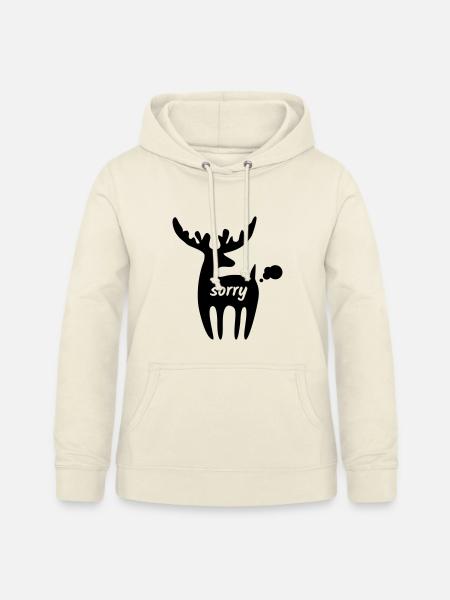 Pupsendes Rentier - Frauen Hoodie - Vanille-Milchshake