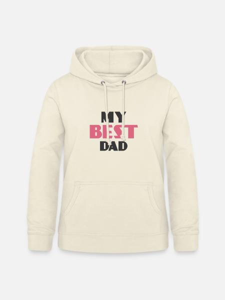 Mein bester Vater Bold Pink - Frauen Hoodie - Vanille-Milchshake