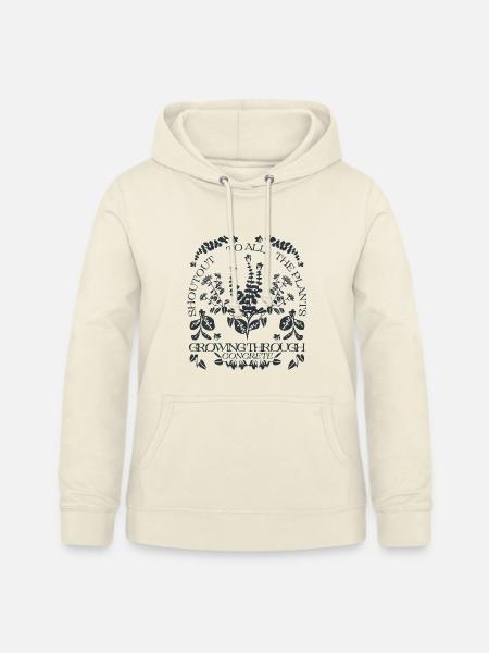EIN GRÜSSEN AN ALLE PFLANZEN - Frauen Hoodie - Vanille-Milchshake