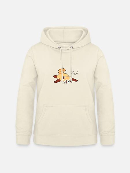 Panda Schauer - Frauen Hoodie - Vanille-Milchshake