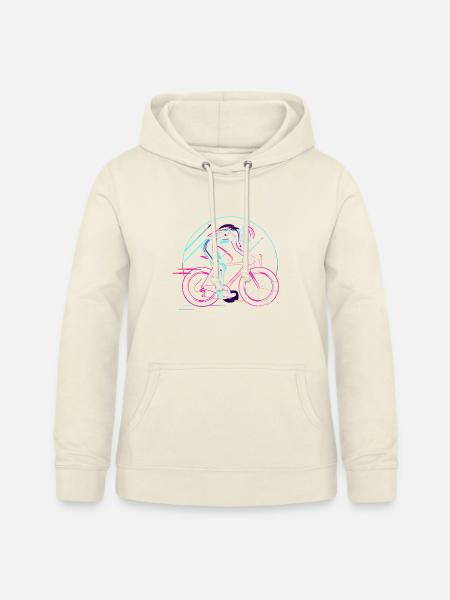 Radfahrer Steampunk - Frauen Hoodie - Vanille-Milchshake