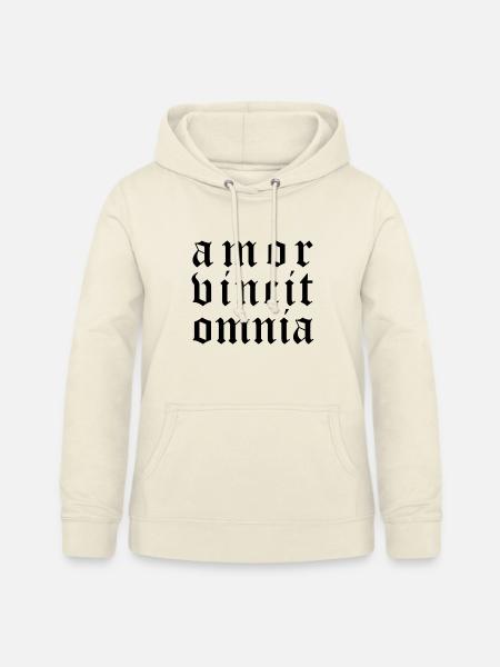 Amor vincit omnia - Frauen Hoodie - Vanille-Milchshake