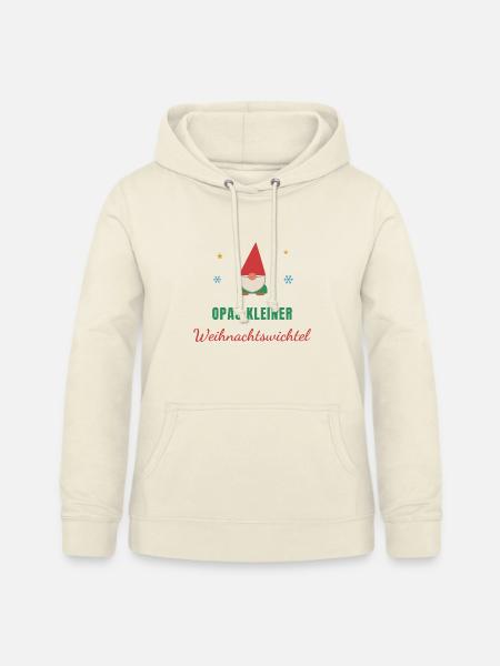 Opas kleiner Weihnachtswichtel – Kinder - Frauen Hoodie - Vanille-Milchshake