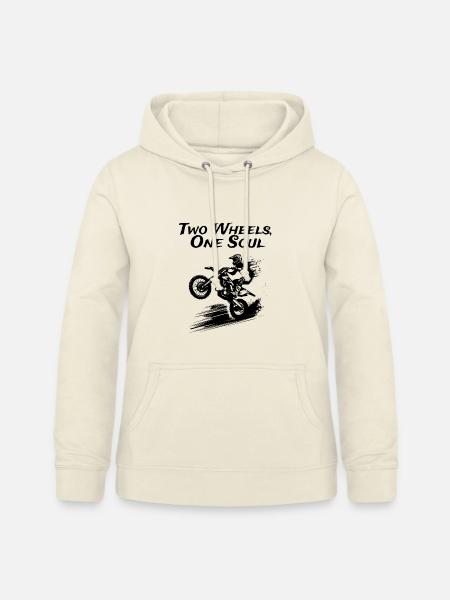 Two Wheels, One Soul - Frauen Hoodie - Vanille-Milchshake