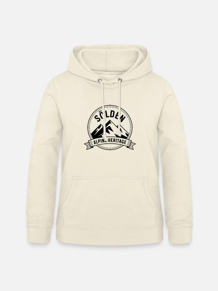 Sölden - Souvenir Design - Frauen Hoodie - Vanille-Milchshake