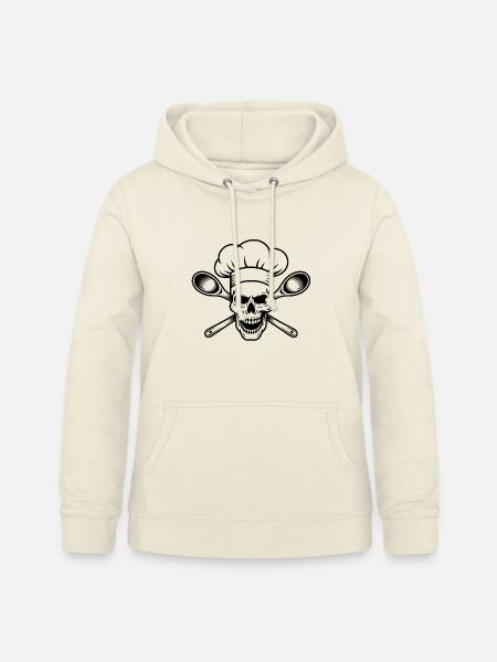 BBQ Chef Skull - Frauen Hoodie - Vanille-Milchshake