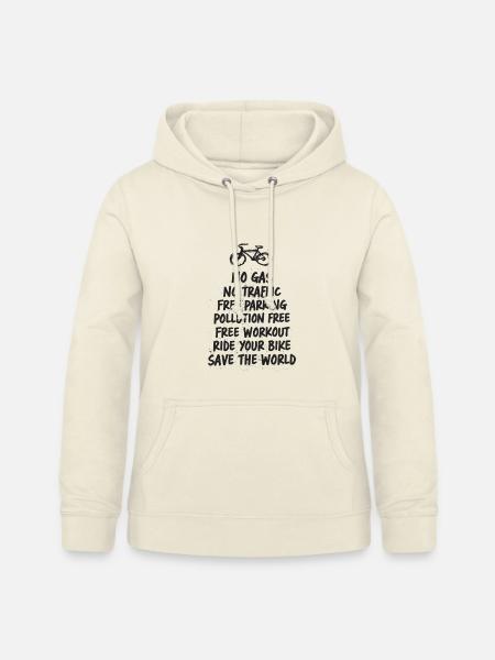 Safe the world - Frauen Hoodie - Vanille-Milchshake