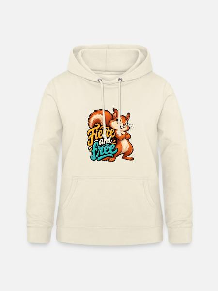 Eichhörnchen - Frauen Hoodie - Vanille-Milchshake