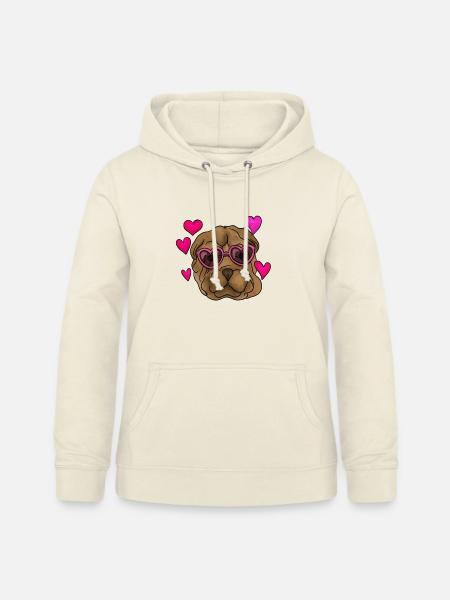Chinese Shar Pei - Frauen Hoodie - Vanille-Milchshake