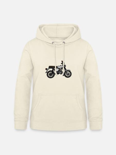 Simson s50 Moped - Frauen Hoodie - Vanille-Milchshake