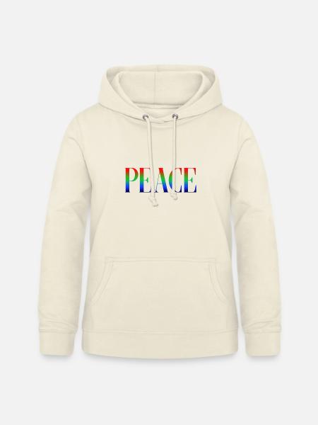 Peace - Frauen Hoodie - Vanille-Milchshake