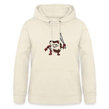 22 KILLER SANDWICH - Sweat à capuche Femme - vanille - Devant - AI Model Female 172 light (172cm)