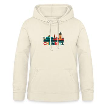Chemnitz - Frauen Hoodie - Vanille-Milchshake - Vorne - AI Model Female 172 light (172cm)