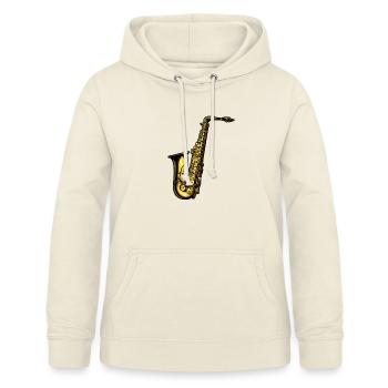 Spielmannszug Fanfarenzug Saxophone Saxophone - Sweat à capuche Femme - vanille - Devant - AI Model Female 172 light (172cm)