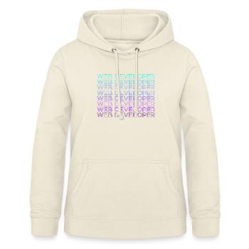 Webentwickler Kodierung Programmierung Retro - Frauen Hoodie - Vanille-Milchshake - Vorne - AI Model Female 172 light (172cm)
