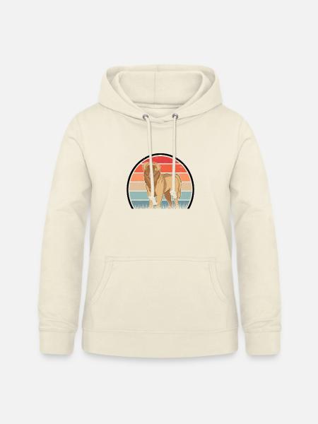 Leonberger Retro - Frauen Hoodie - Vanille-Milchshake