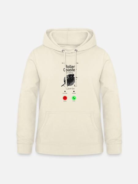 Roller Coaster Phone Display - Frauen Hoodie - Vanille-Milchshake