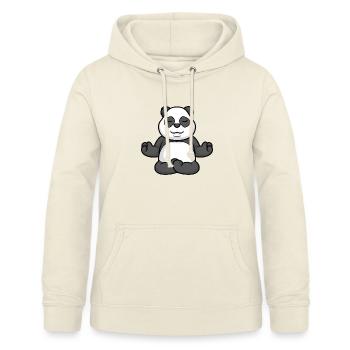 Yoga Yogi - Sweat à capuche Femme - vanille - Devant - AI Model Female 172 light (172cm)