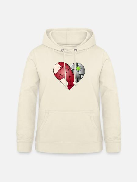 Biopunk-Herz Biopunk-Ästhetik - Frauen Hoodie - Vanille-Milchshake
