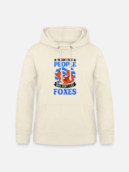 Fuchs Geschenk Rotfuchs - Frauen Hoodie - Vanille-Milchshake