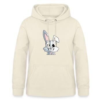 Lapin mignon - Sweat à capuche Femme - vanille - Devant - AI Model Female 172 light (172cm)