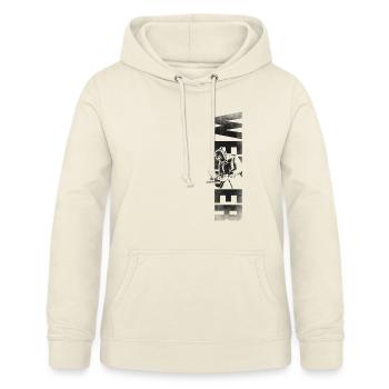 Soudeur Soudeur Soudeur Vintage Soudeur - Sweat à capuche Femme - vanille - Devant - AI Model Female 172 light (172cm)