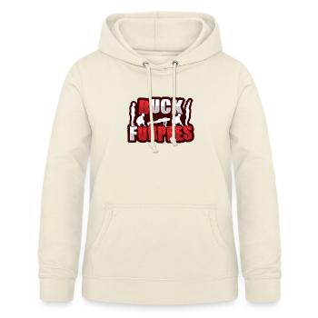 Buck Furpees Design for Aerobic Workout - Women's Hoodie - vanilla - Front - AI Model Female 172 light (172cm)