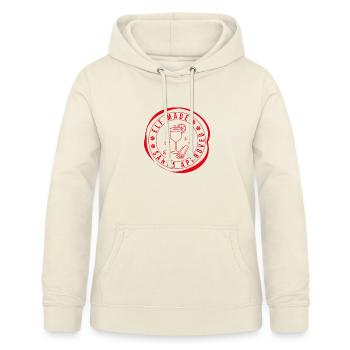 Elf Made and Santa Approved, Christmas Gluehwein - Frauen Hoodie - Vanille-Milchshake - Vorne - AI Model Female 172 light (172cm)