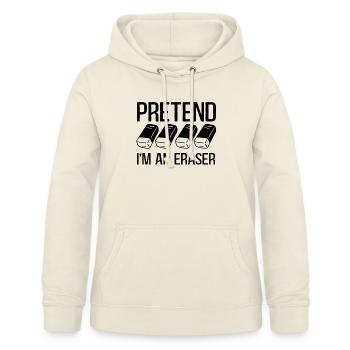 Eraser Costume Gift - Women's Hoodie - vanilla - Front - AI Model Female 172 light (172cm)