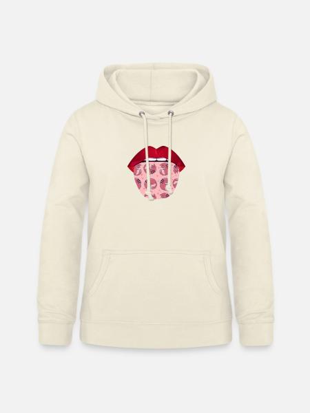 Katze Lippen - Frauen Hoodie - Vanille-Milchshake