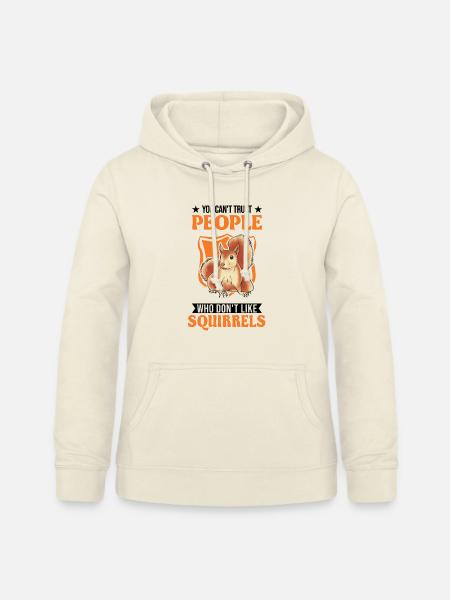 Eichhörnchen Geschenk Grauhörnchen Squirrel - Frauen Hoodie - Vanille-Milchshake