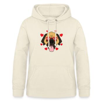 Mâtin - Sweat à capuche Femme - vanille - Devant - AI Model Female 172 light (172cm)