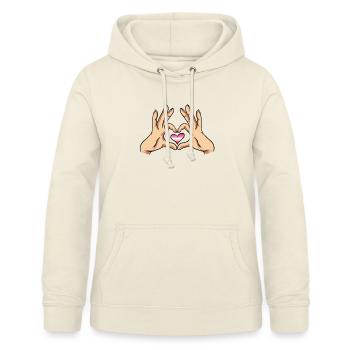 Lesbian Lesbian Pride Flag Gift - Women's Hoodie - vanilla - Front - AI Model Female 172 light (172cm)