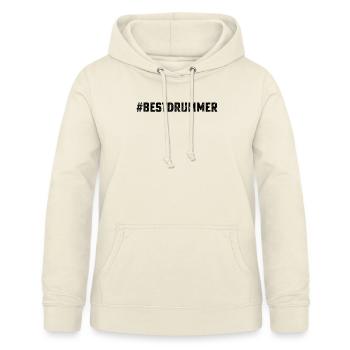Meilleur batteur Drum Player Drummer Musician - Sweat à capuche Femme - vanille - Devant - AI Model Female 172 light (172cm)