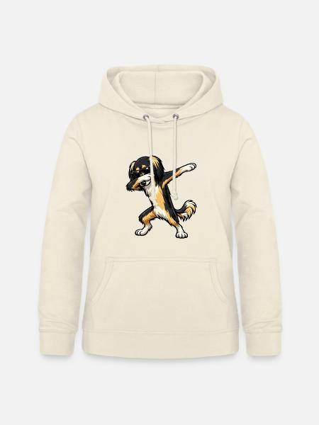 Dabbing Saluki im Comic Stil - Frauen Hoodie - Vanille-Milchshake