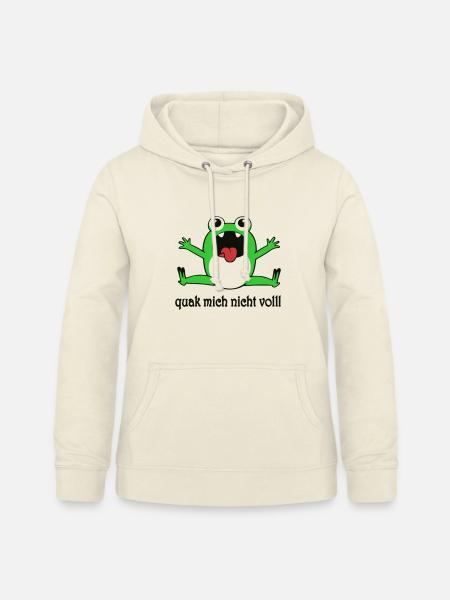 Quak Mich Nicht Voll Frosch Spruch - Frauen Hoodie - Vanille-Milchshake