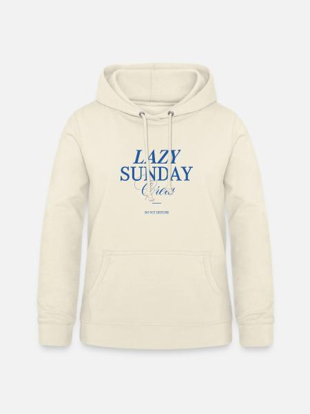 Lazy Sunday Crew - Frauen Hoodie - Vanille-Milchshake
