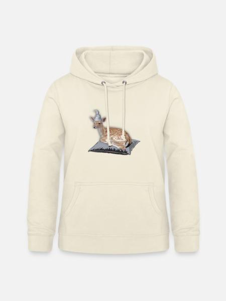 Rehkitz Nachthemd Schlafanzug Pyjama - Frauen Hoodie - Vanille-Milchshake