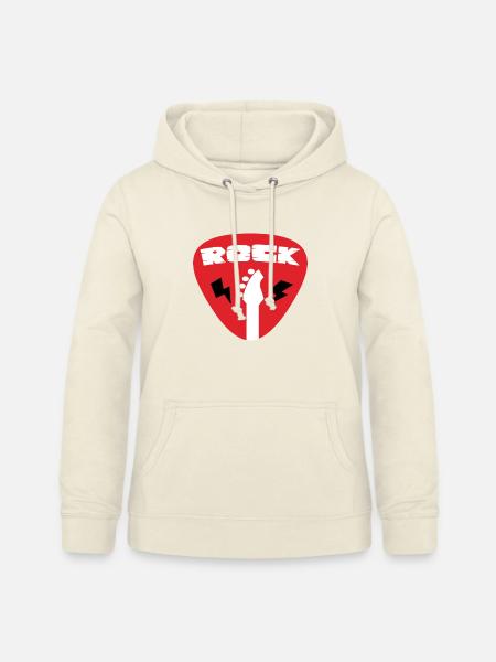 Rockgitarre - Frauen Hoodie - Vanille-Milchshake