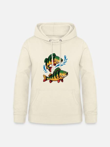 Barsch Angeln - Frauen Hoodie - Vanille-Milchshake