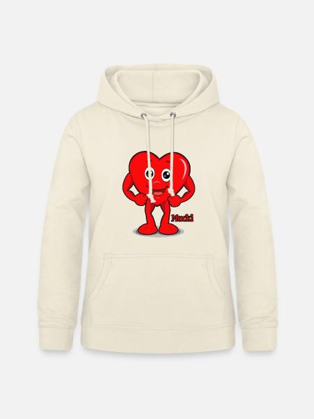 Mucki Power-Pose - Frauen Hoodie - Vanille-Milchshake