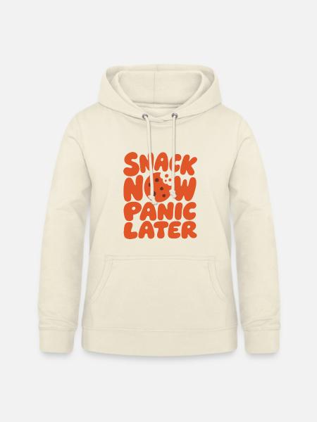 Snack Now Panic Later – Prokrastination - Frauen Hoodie - Vanille-Milchshake