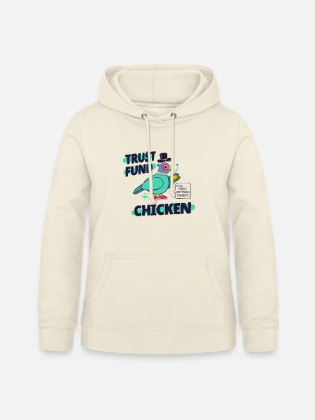 Treuhandfonds Chicken Bold Comic Pheasant Art - Frauen Hoodie - Vanille-Milchshake