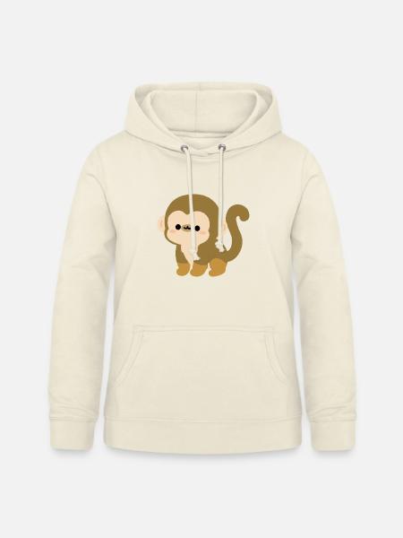 Eichhörnchenaffe - Frauen Hoodie - Vanille-Milchshake