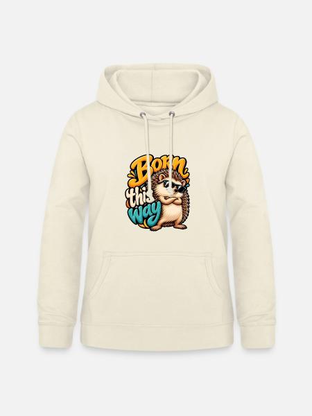 Igel - Frauen Hoodie - Vanille-Milchshake