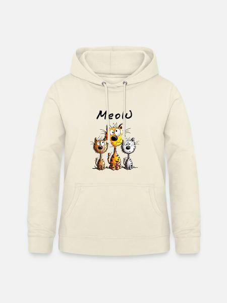 Best Friends Katzen - Frauen Hoodie - Vanille-Milchshake