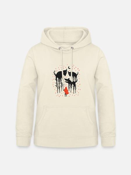 Rotkäppchen Wölfe Märchen Wald - Frauen Hoodie - Vanille-Milchshake