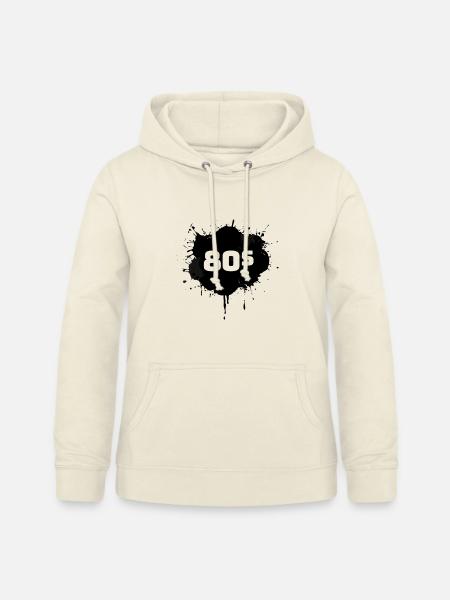 80er Jahre - Frauen Hoodie - Vanille-Milchshake